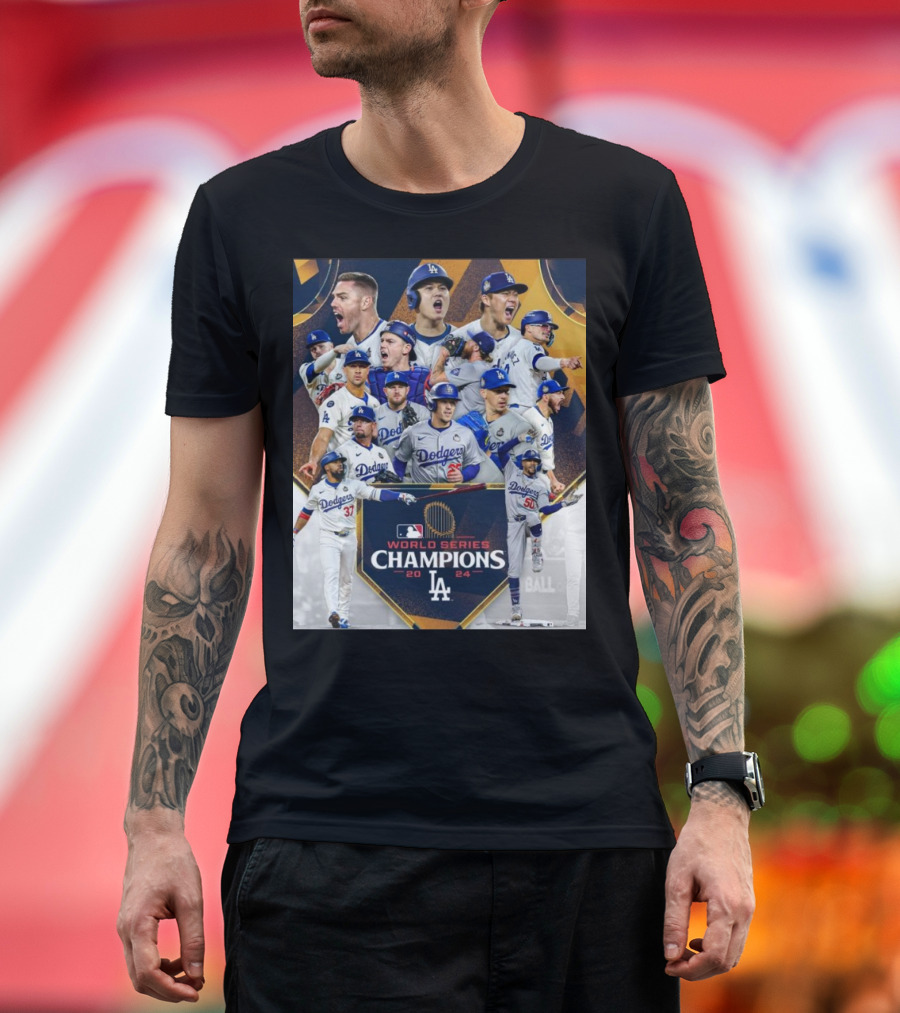 Los Angeles Dodgers 2024 World Series Champions MLB T-Shirt