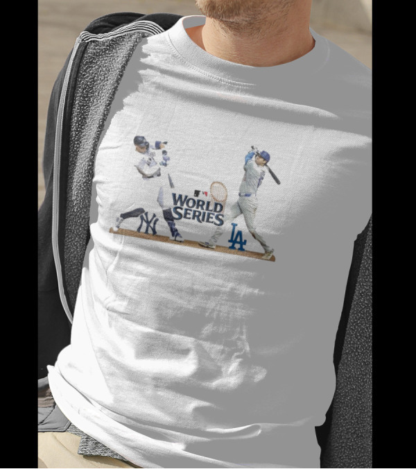 World Series 2024 Aaron Judge New York Yankees Vs Shohei Ohtani Los Angeles Dodgers T-Shirt