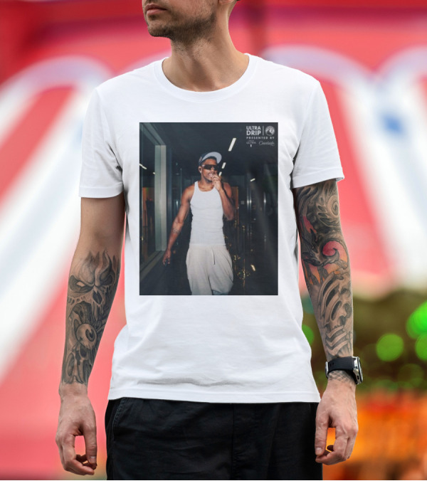 Premium T-Shirt: Ultra Drip Presented by Ultra Courtside Anthony Edwards Minnesota Timberwolves T-Shirt Ultra Drip Presented by Ultra Courtside Anthony Edwards Minnesota Timberwolves T-Shirt
