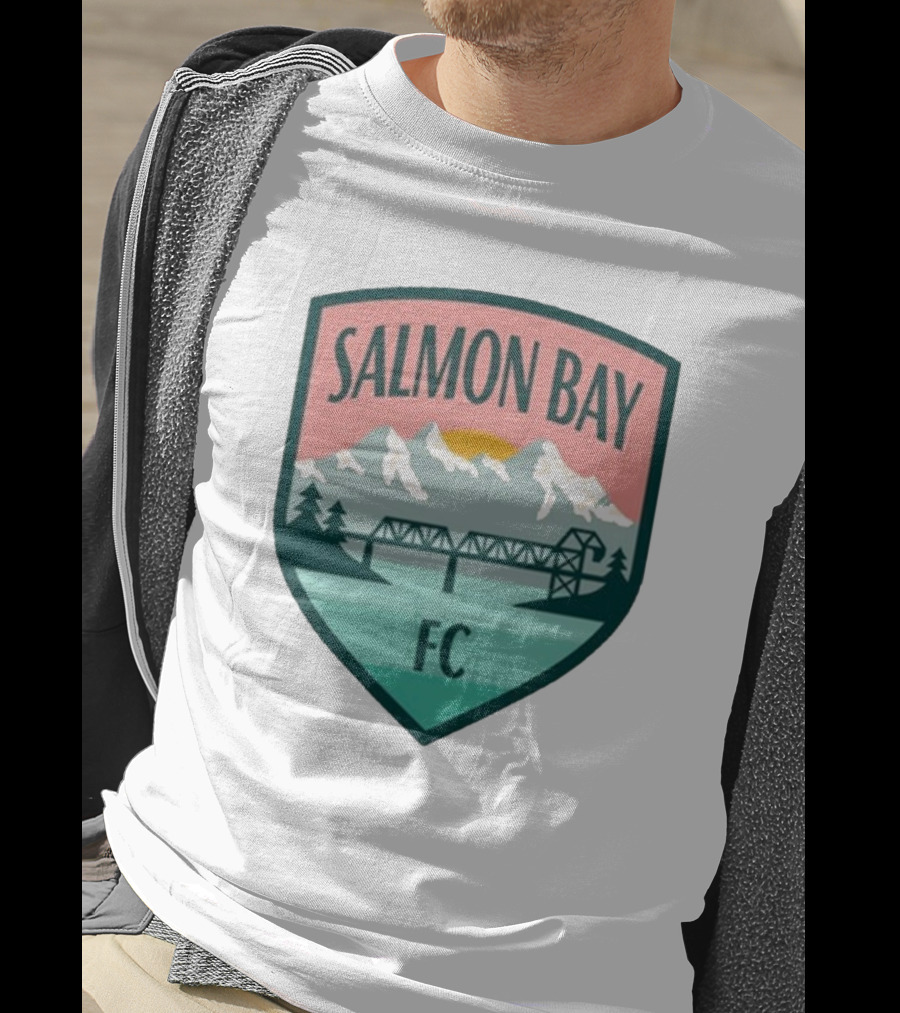 Ballard FC Salmon Bay FC Salmon Bay Mountain Bridge Vintage T-Shirt