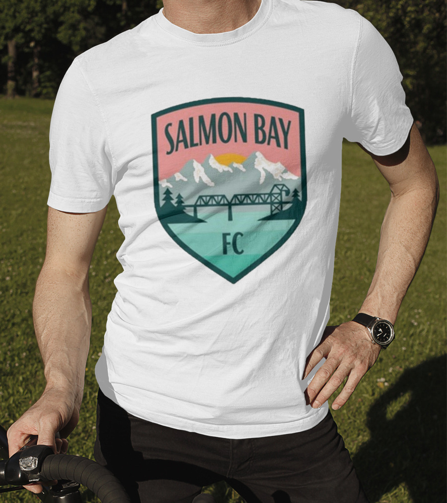 Ballard FC Salmon Bay FC Salmon Bay Mountain Bridge Vintage T-Shirt