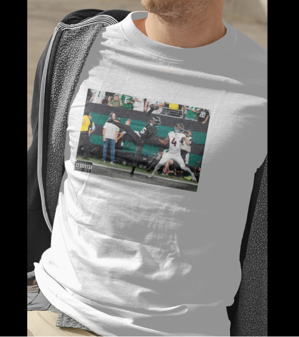 Jets Vs Texans Football Garrett Wilson Touchdown Catch Fourth Quarter T-Shirt