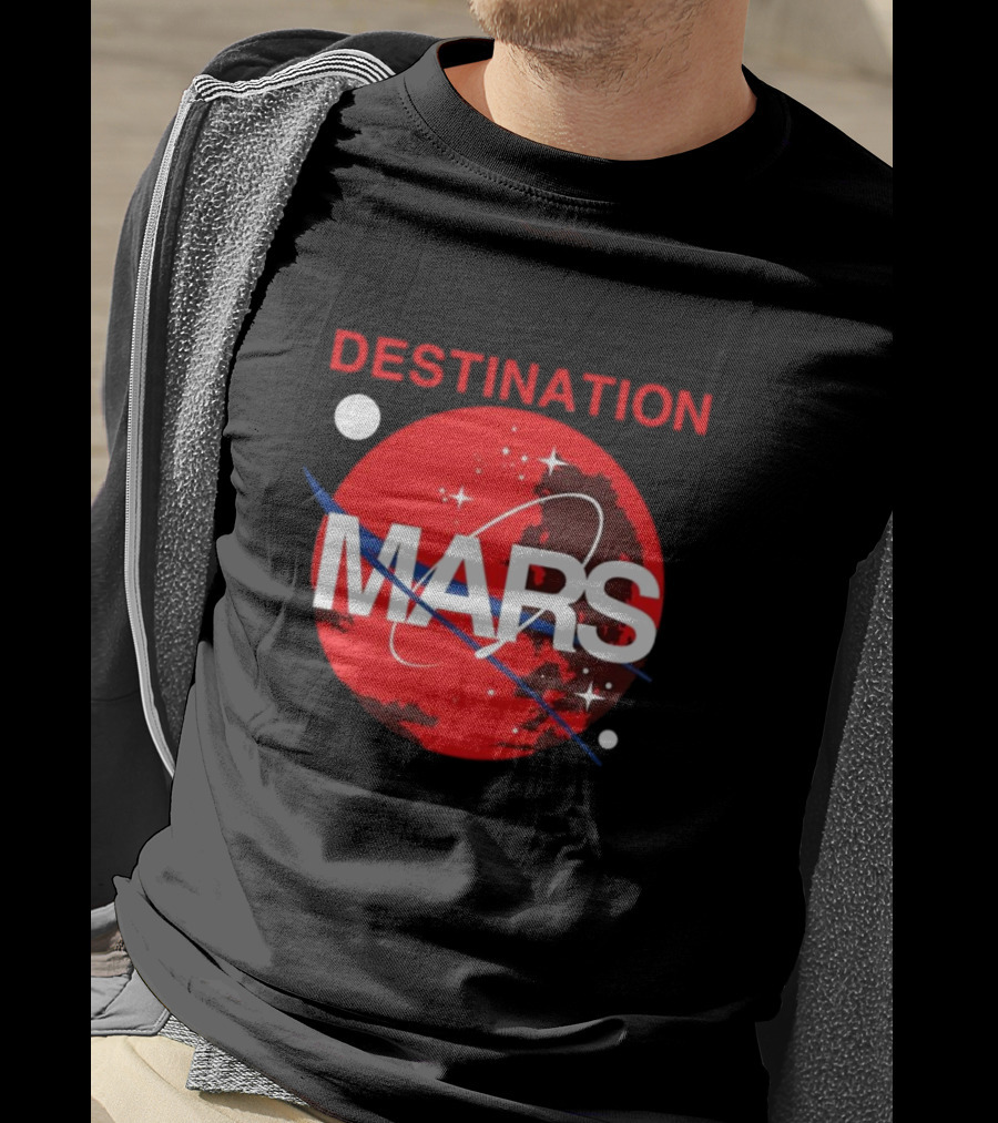 Buzz Aldrin Destination Mars NASA Space Exploration T-Shirt