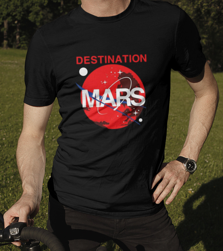 Buzz Aldrin Destination Mars NASA Space Exploration T-Shirt