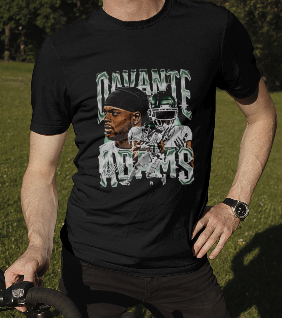 Davante Adams New York Jets Signature T-Shirt