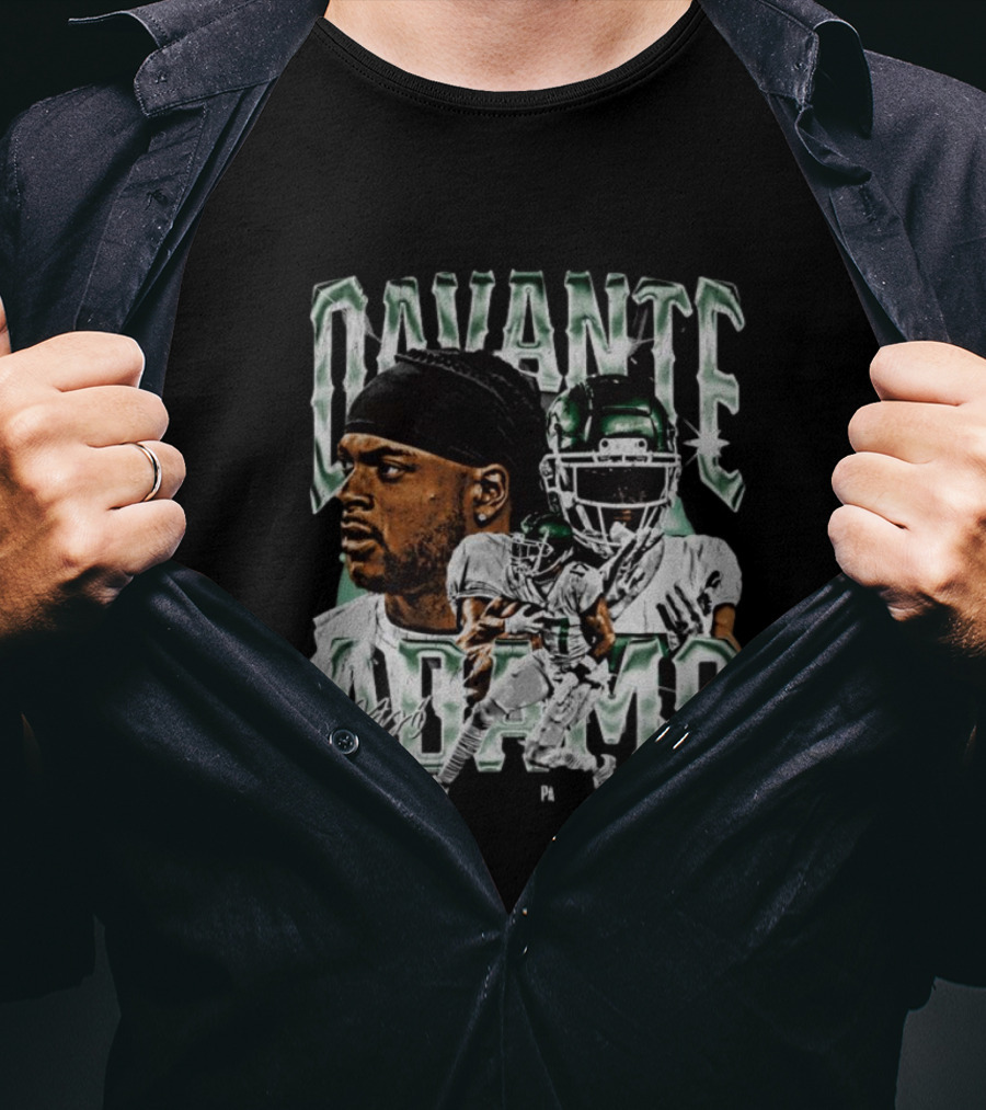 Davante Adams New York Jets Signature T-Shirt