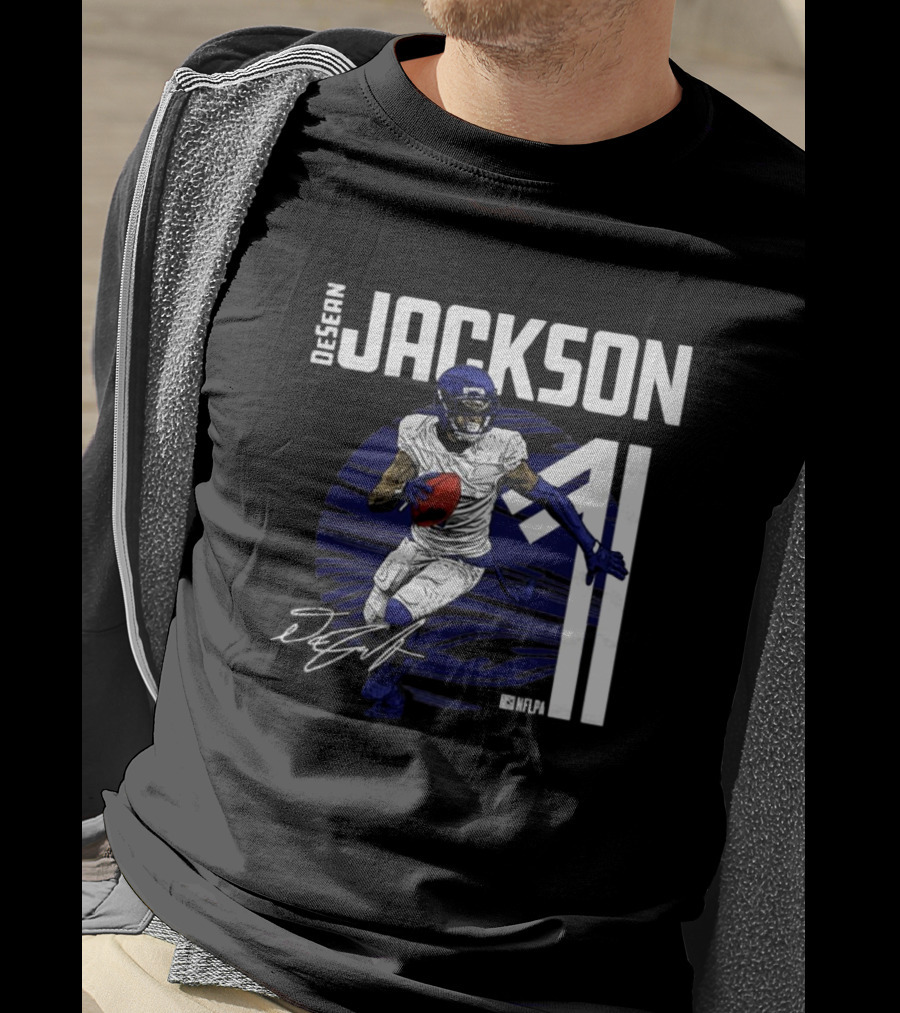 DeSean Jackson NFLPA Signature Baltimore Ravens Number 11 NFL T-Shirt