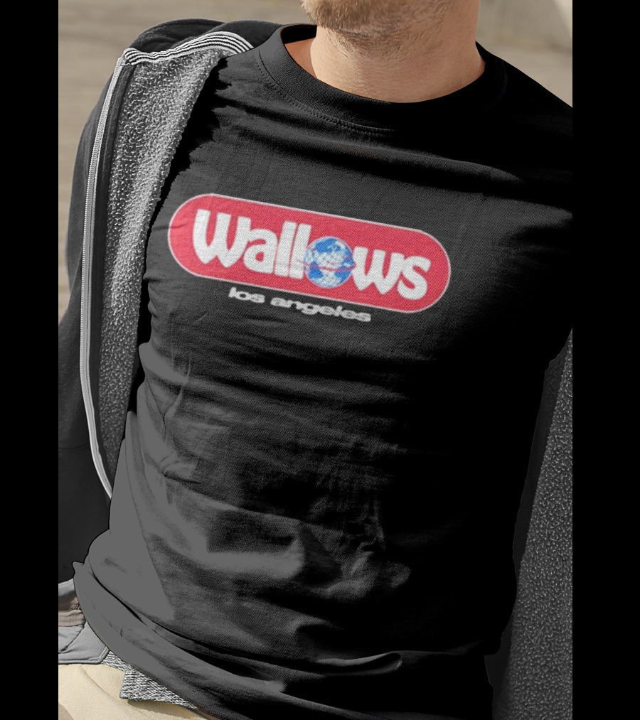 Wallows Globe Logo Los Angeles T-Shirt