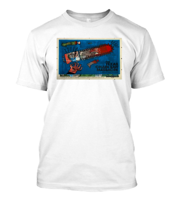 The Texas Chainsaw Massacre Grindhouse Oct 31 2024 Rialto Theatre Raleigh NC T-Shirt