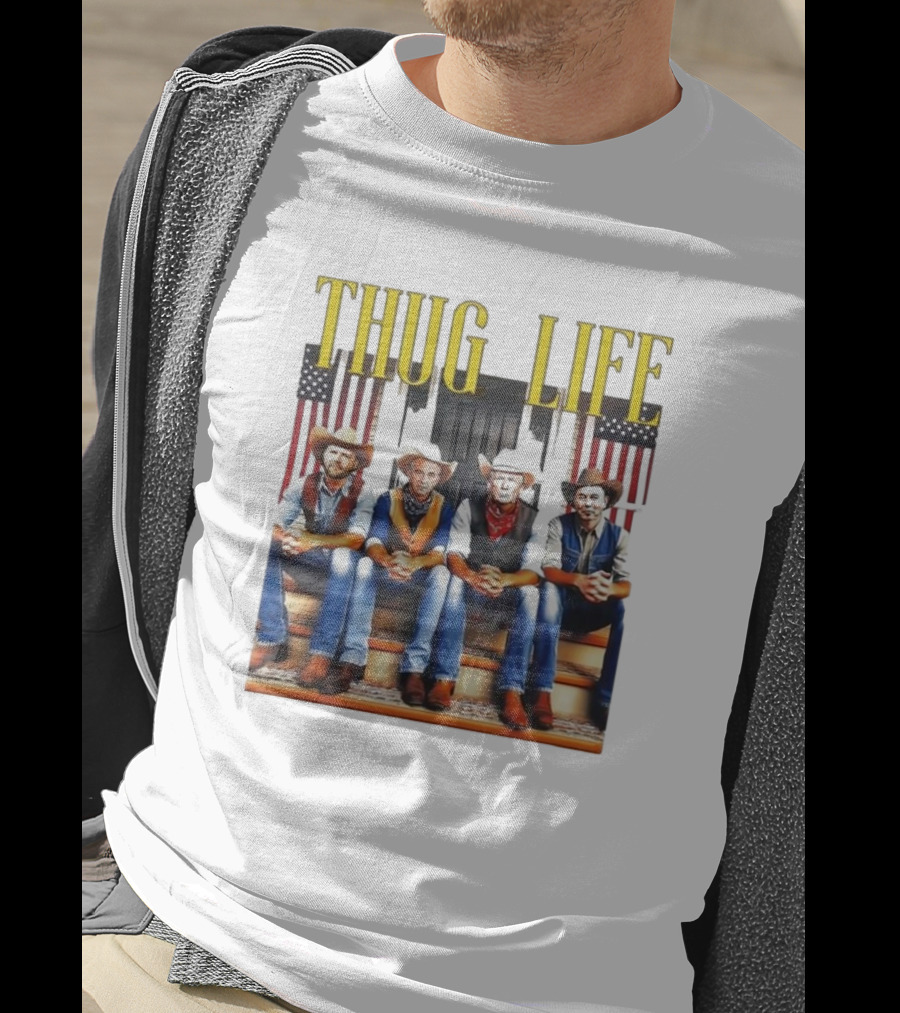 Thug Life Team Cowboys USA T-Shirt
