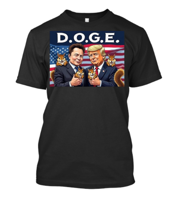 D.O.G.E. Elon Musk Trump Justice For Peanut 2024 Keep Your Animals Safe T-Shirt