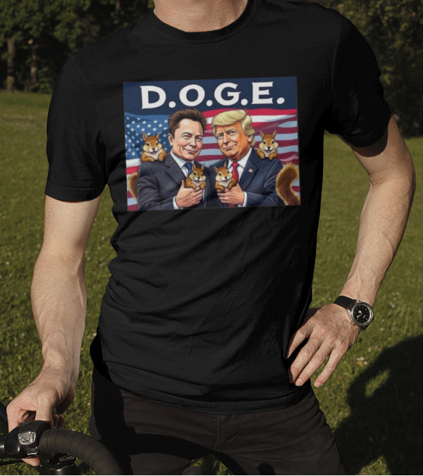 D.O.G.E. Elon Musk Trump Justice For Peanut 2024 Keep Your Animals Safe T-Shirt