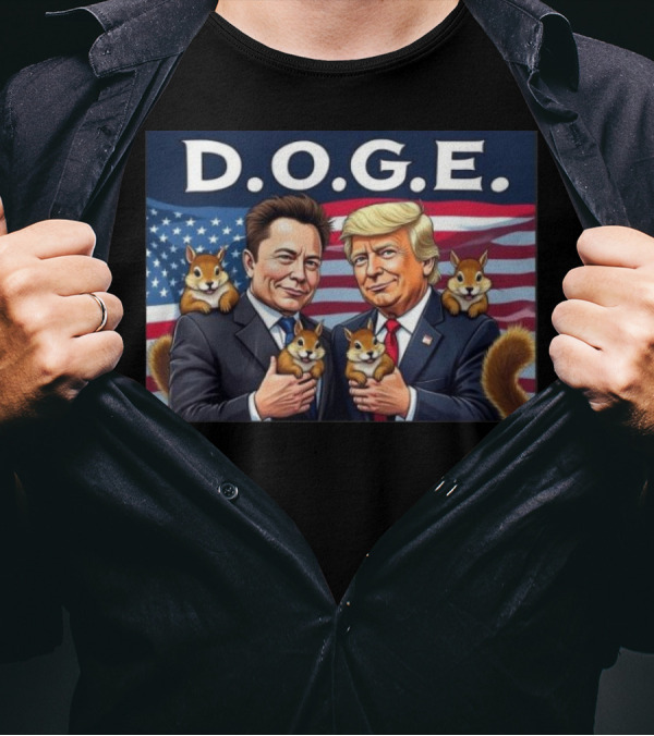 D.O.G.E. Elon Musk Trump Justice For Peanut 2024 Keep Your Animals Safe T-Shirt