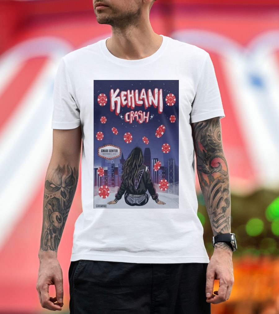 Kehlani Crash World Tour San Francisco November 2 2024 Chase Center T-Shirt