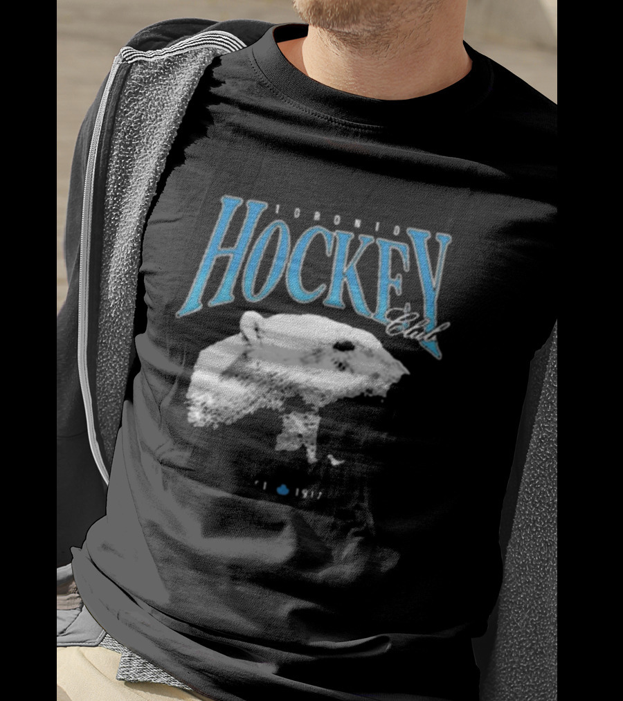 Toronto Hockey Club Est 1917 Flowbuds Vintage Ice Bear T-Shirt