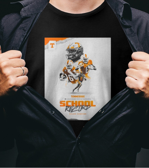 Tennessee Vols School Record 19 Single-Season Rushing Touchdowns Dylan Sampson T-Shirt