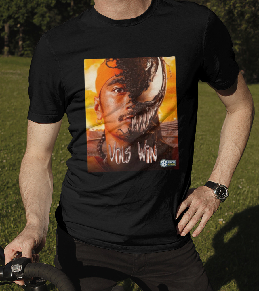 Tennessee Vols Win SEC Network Dark Mode Inspired By Venom T-Shirt