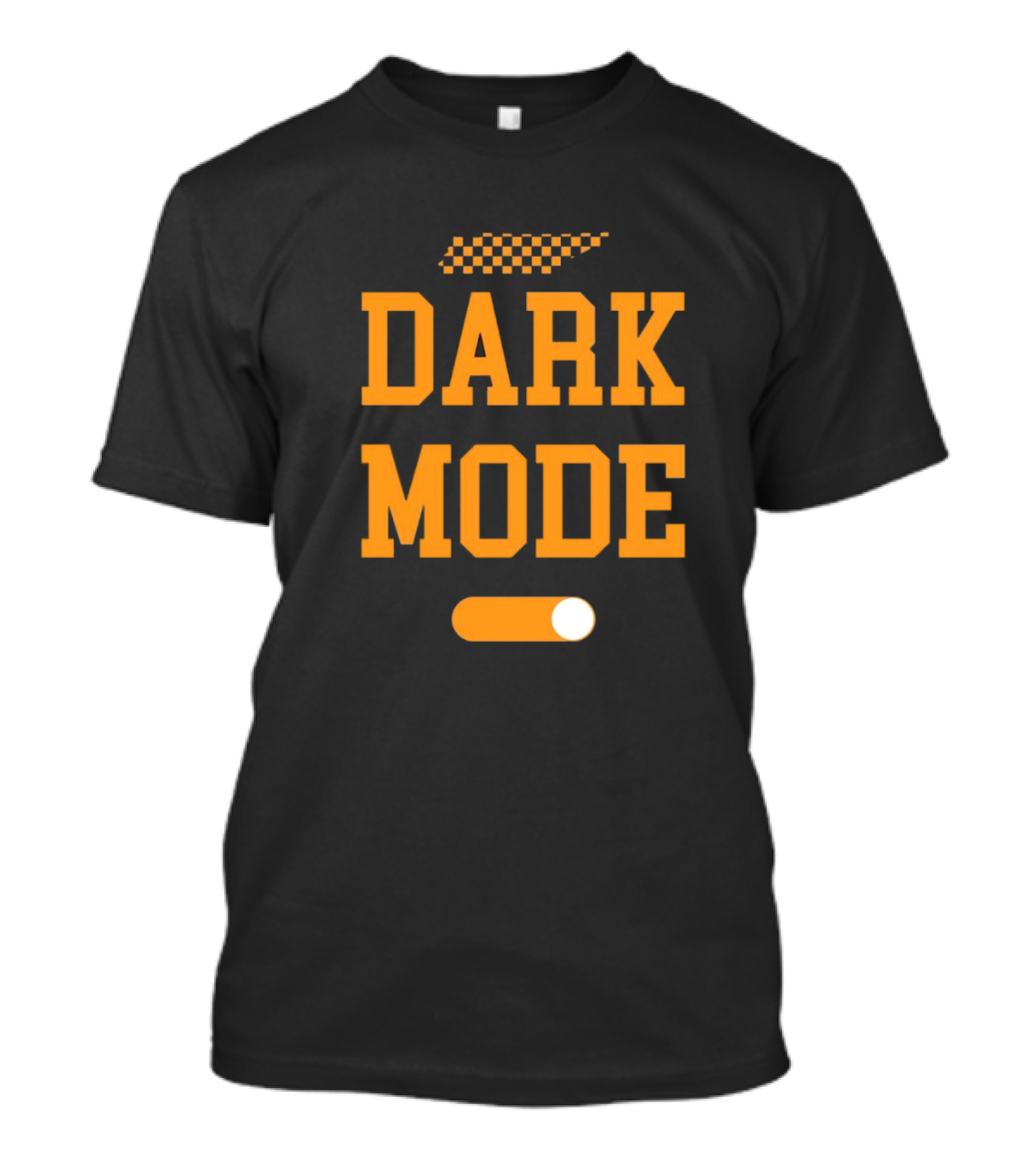 Tennessee Vols Dark Mode On Knoxtalgia Checkerboard T-Shirt