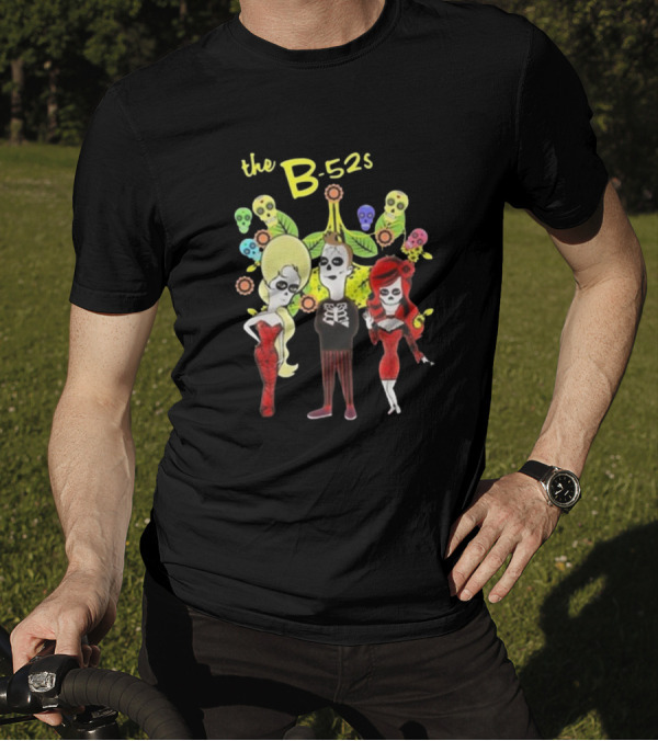 The B-52s Day Of The Dead Inspired Chicago Tour T-Shirt