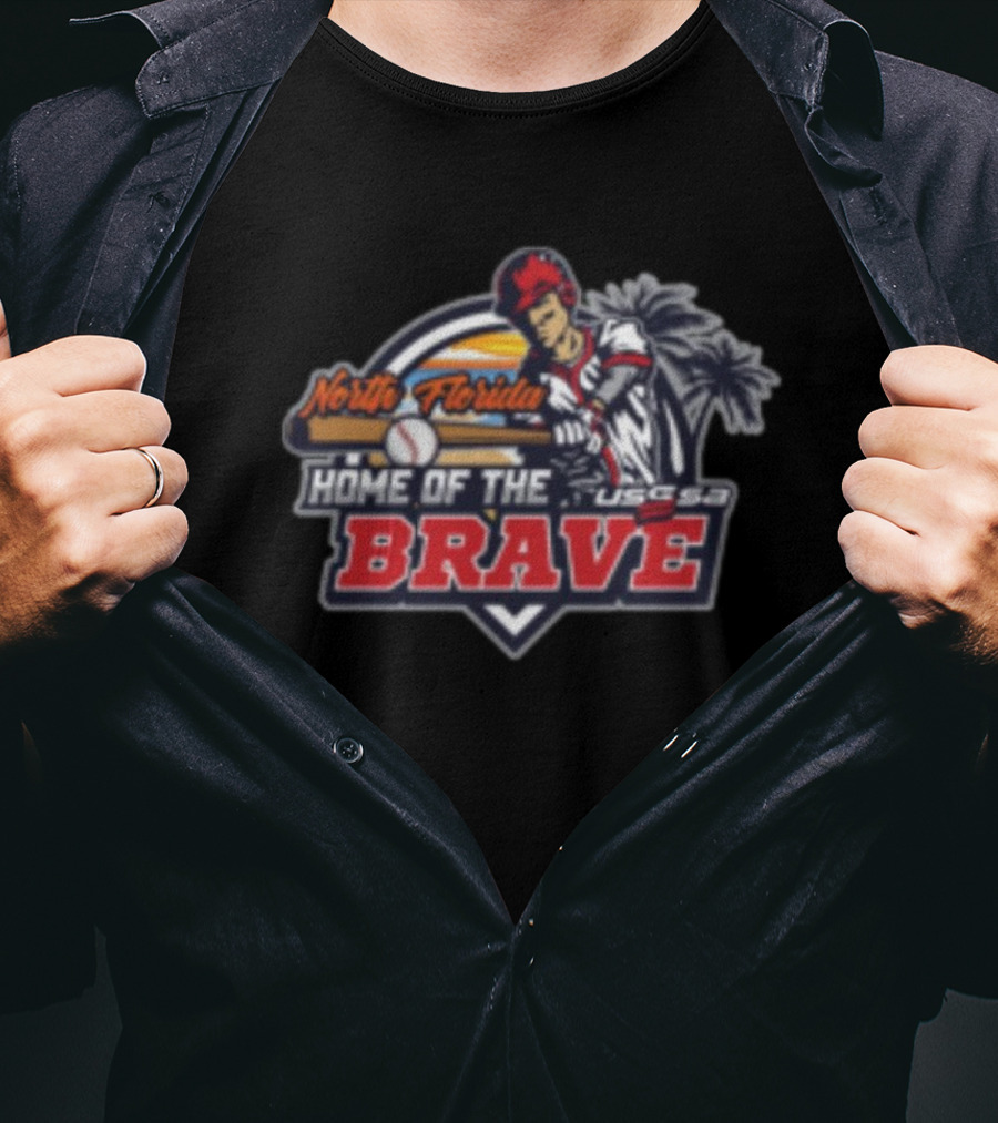 North Florida USSSA Home Of The Brave Baseball November 9-10 T-Shirt