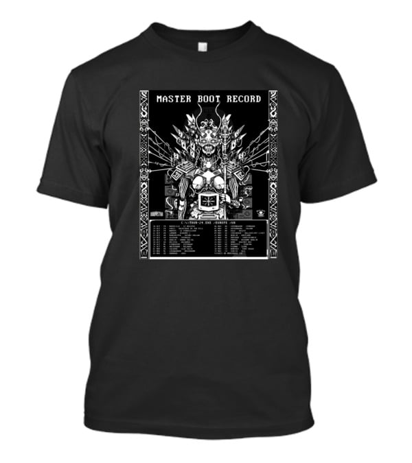 Master Boot Record C:\>Tour>24.exe Europe T-Shirt