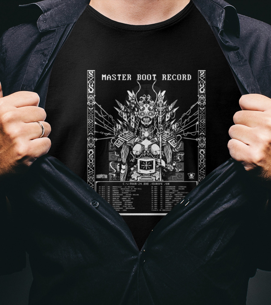 Master Boot Record C:\>Tour>24.exe Europe T-Shirt