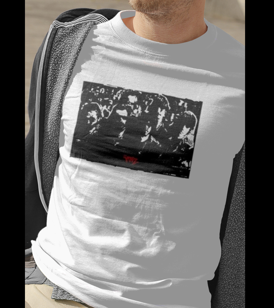 The Voidz Group Photo Black And Red Album Cover Aesthetic T-Shirt