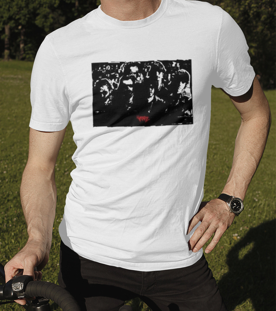 The Voidz Group Photo Black And Red Album Cover Aesthetic T-Shirt