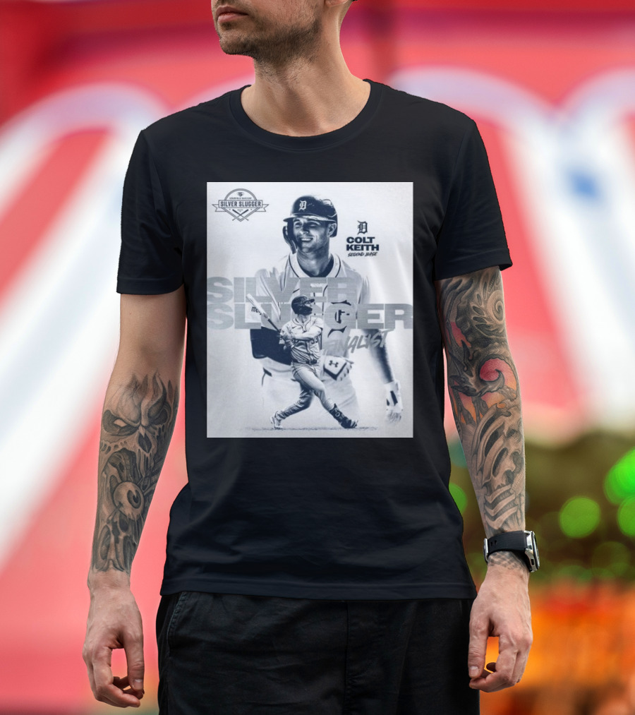 Colt Keith Detroit Tigers MLB Silver Slugger Finalist Second Base T-Shirt