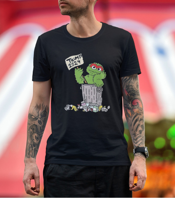 Premium T-Shirt: Crowder Trump 2024 Garbage Oscar the Grouch T-Shirt Crowder Trump 2024 Garbage Oscar the Grouch T-Shirt
