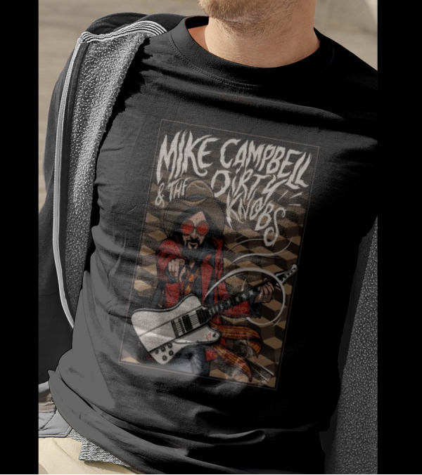 Mike Campbell And The Dirty Knobs Pointing At You Vintage Rock T-Shirt