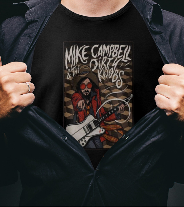Mike Campbell And The Dirty Knobs Pointing At You Vintage Rock T-Shirt