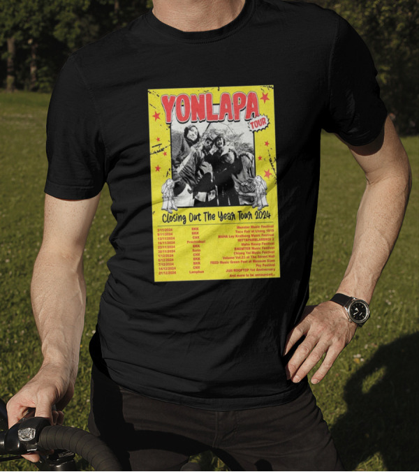 Yonlapa Tour Closing Out The Year Monster Music Festival 2024 Schedule T-Shirt