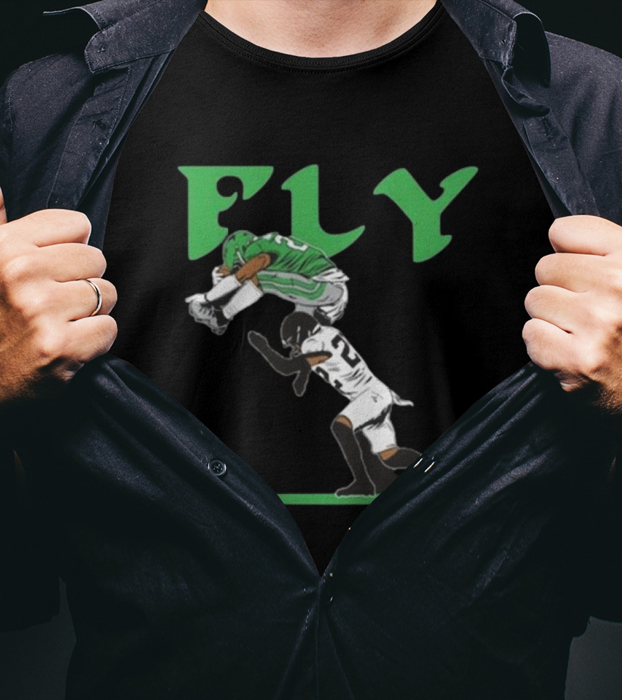 Saquon Barkley Fly No-Look Hurdle T-Shirt