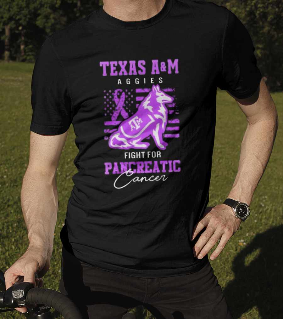 Texas A&M Aggies Fight For Pancreatic Cancer T-Shirt
