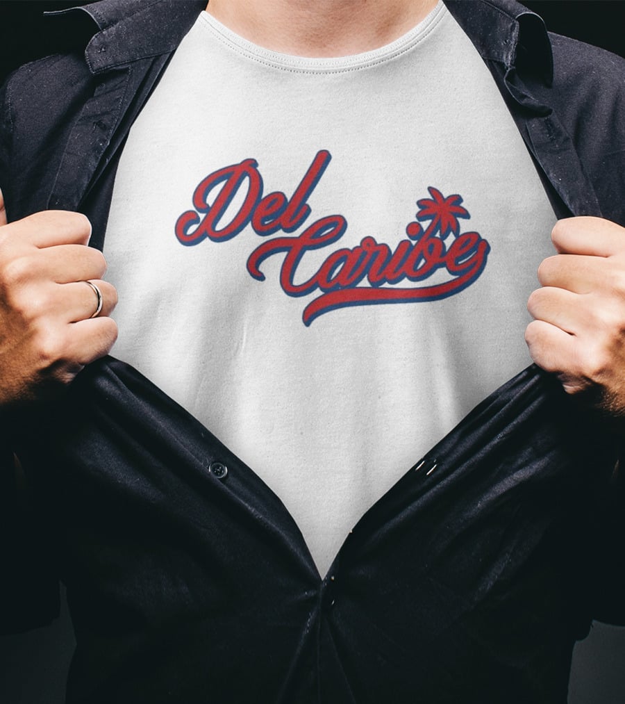 Del Caribe Palm Tree Sports T-Shirt