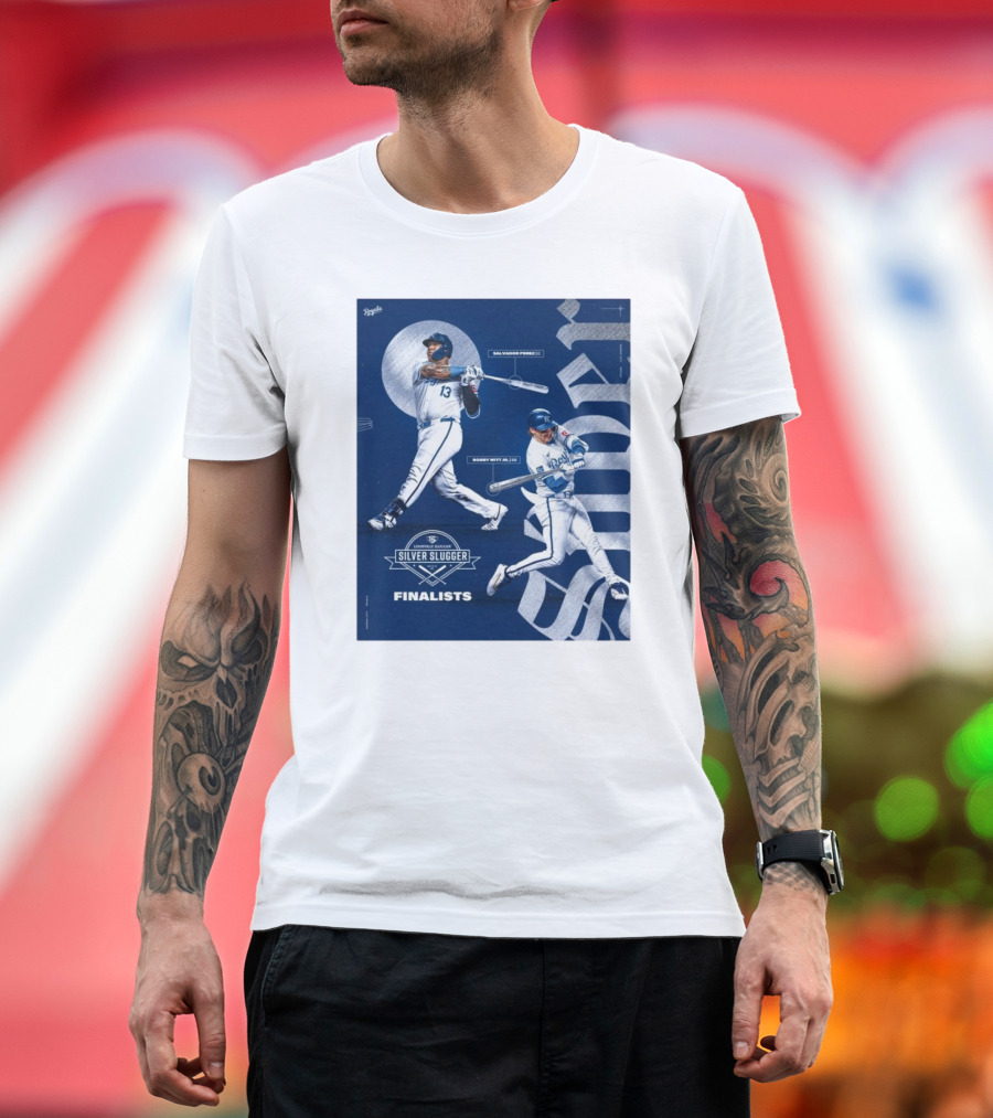 Salvador Perez Bobby Witt Jr Kansas City Royals Silver Slugger Finalists T-Shirt