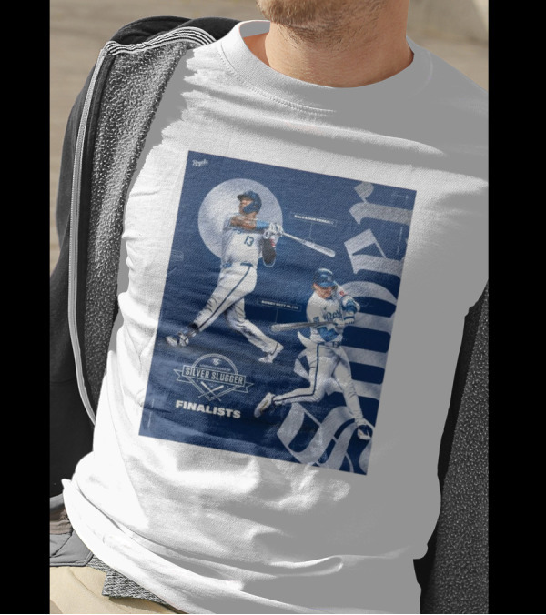 Salvador Perez Bobby Witt Jr Kansas City Royals Silver Slugger Finalists T-Shirt