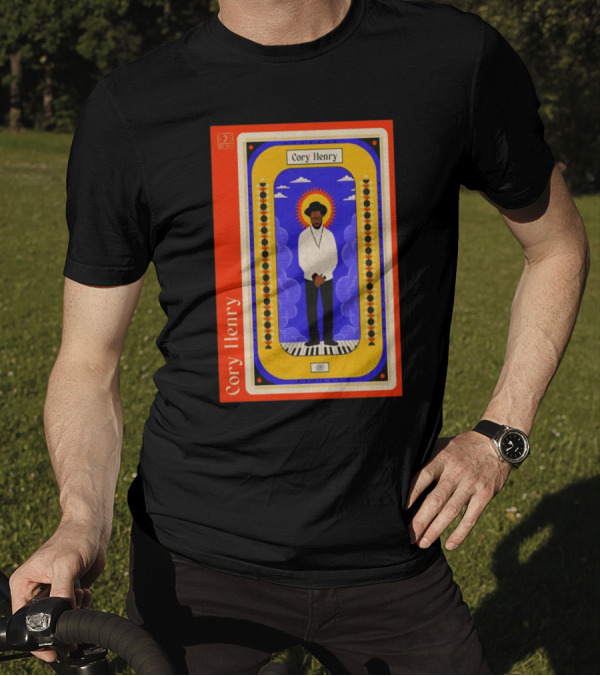 Cory Henry Concert Poster Warsaw Nov 14-15 2024 Piano And Clouds T-Shirt
