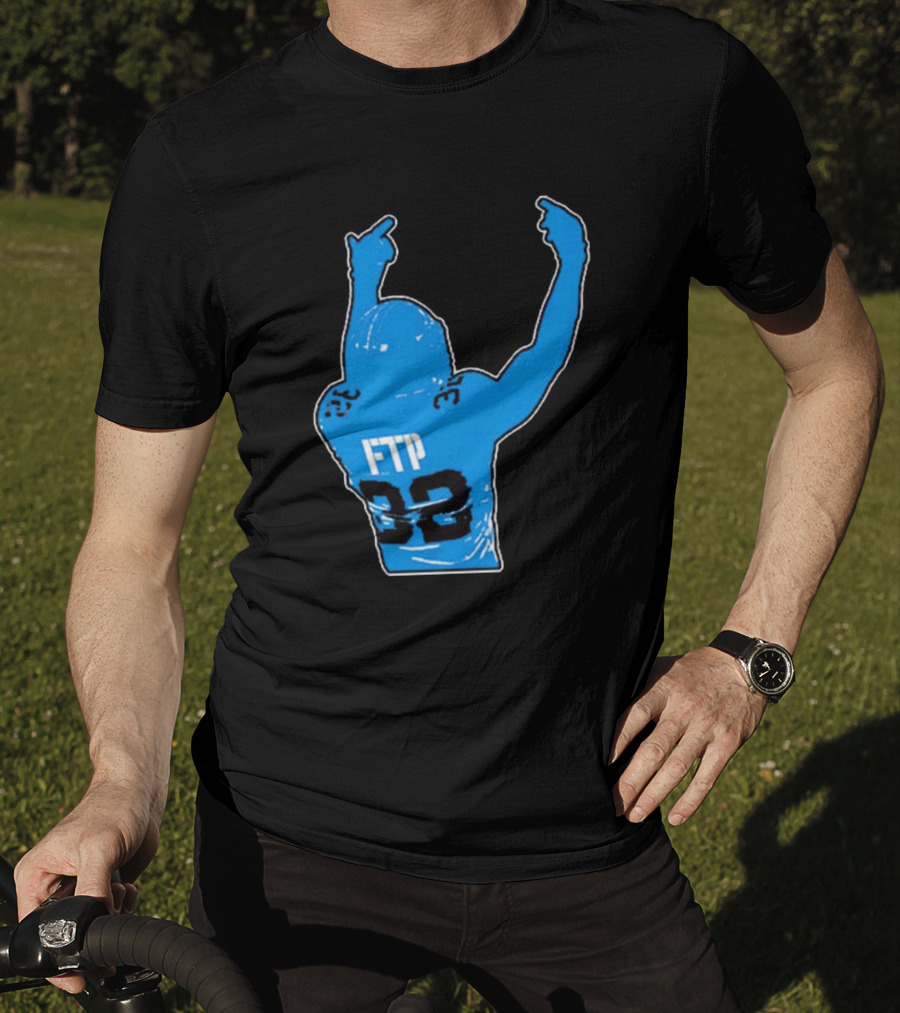 FTP 32 Brian Branch Detroit Lions NFL Sports T-Shirt