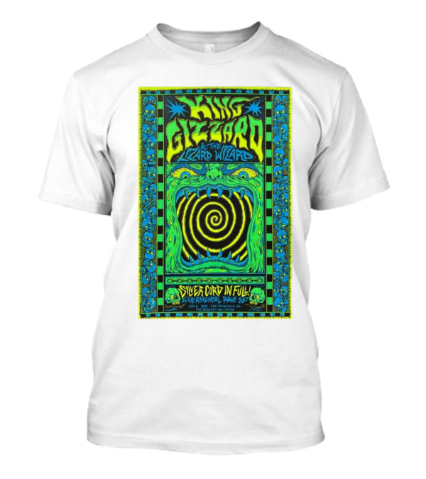 King Gizzard And The Lizard Wizard Silver Cord In Full Experimental Rave Set November 6 2024 San Francisco CA T-Shirt