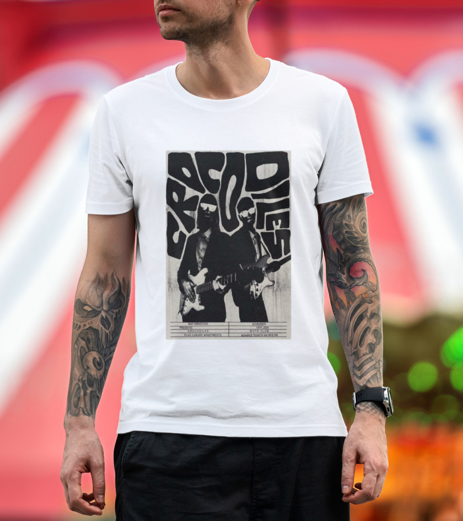 Crocodiles Live at Moth Club London UK Nov 18 T-Shirt