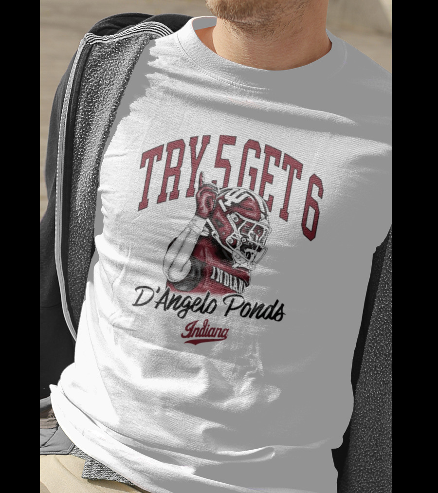 TRY 5 GET 6 D’Angelo Ponds Indiana Hoosiers T-Shirt