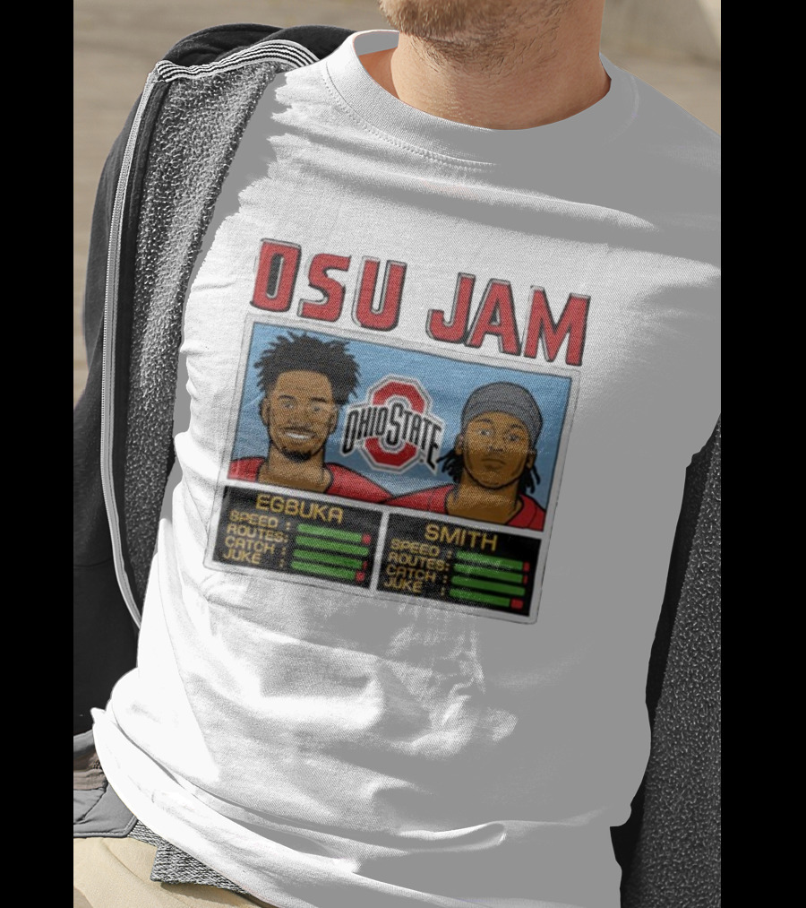 OSU Jam Egbuka Smith Ohio State Football Speed Routes Catch Juke T-Shirt