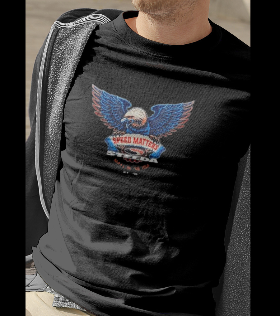 Speed Matters Steeda Made In The USA Eagle Emblem T-Shirt