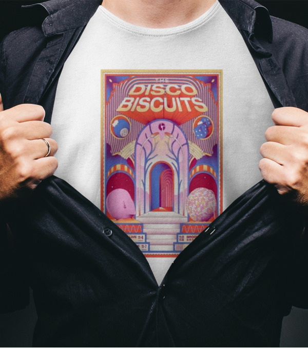 The Disco Biscuits November 6 2024 Rams Head Live Baltimore MD Psychedelic Tour T-Shirt
