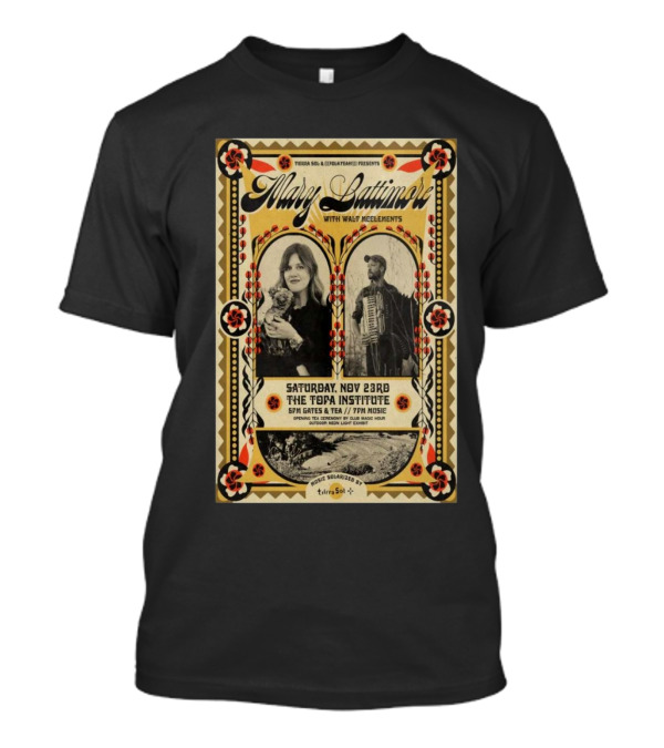 Mary Lattimore With Walt McClements At The Topa Institute Ojai CA Nov 23rd Event T-Shirt