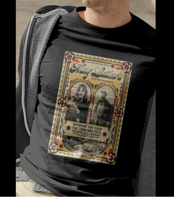 Mary Lattimore With Walt McClements At The Topa Institute Ojai CA Nov 23rd Event T-Shirt