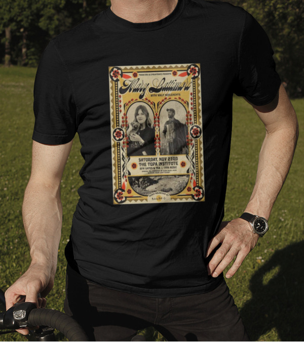 Mary Lattimore With Walt McClements At The Topa Institute Ojai CA Nov 23rd Event T-Shirt