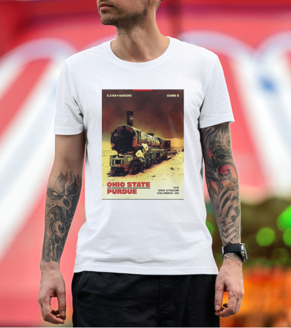 Premium T-Shirt: Eleven Warriors Game 9 Ohio State vs Purdue 11/9 Ohio Stadium Columbus OH T-Shirt Eleven Warriors Game 9 Ohio State vs Purdue 11/9 Ohio Stadium Columbus OH T-Shirt